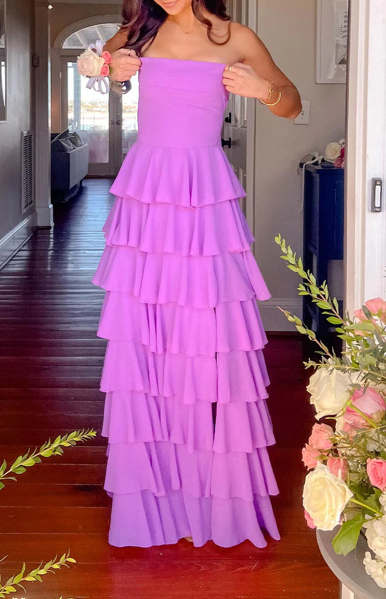 Kim Magenta Kjóll